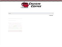 Tablet Screenshot of cruisincoffee.com